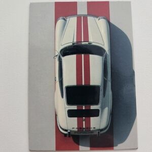Porsche 911 Racing Stripes Top-Down Custom Magnet